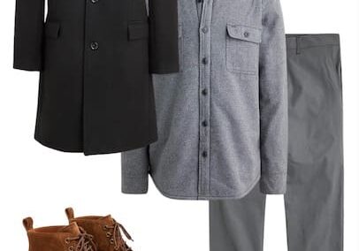 mens outfit collage